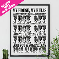 House Rules Print